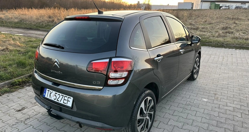 Citroen C3 cena 31500 przebieg: 52000, rok produkcji 2016 z Kielce małe 781